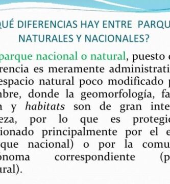¿Qué diferencia hay entre un Parque Nacional y una reserva natural?