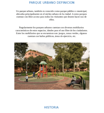 ¿Qué significa un parque para la comunidad? ¿Qué significa un parque para la comunidad?